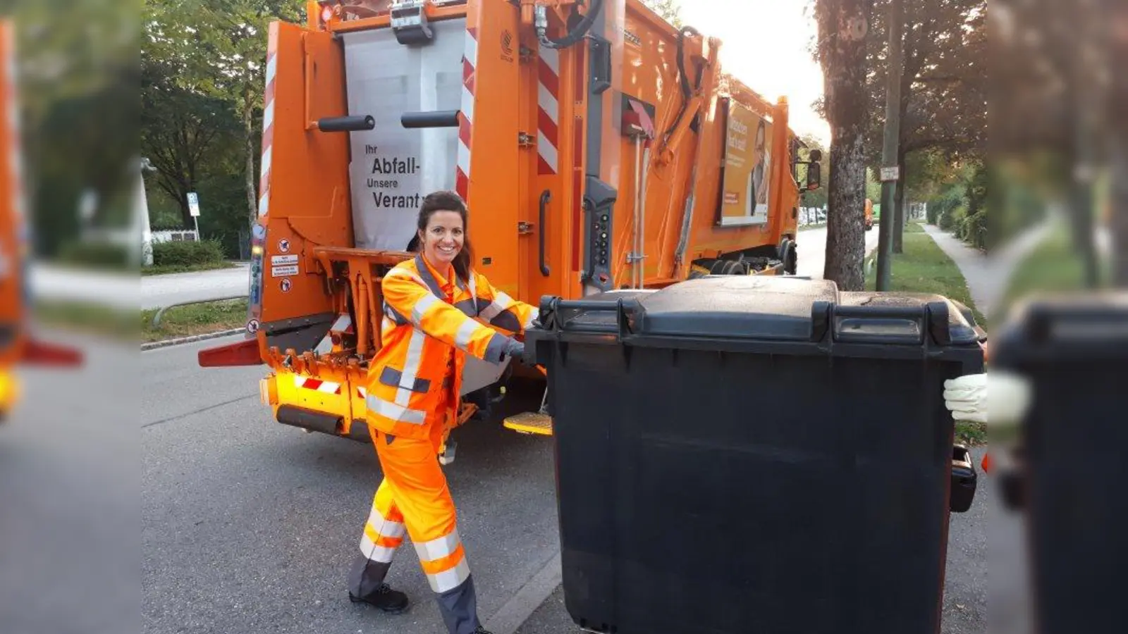 Kristina Frank ist als AWM-Werkleiterin Chefin der Münchner Müllabfuhr. Sie und 1.600 Mitarbeiter kümmern sich darum, dass die Müllabfuhr bestens funktioniert. (Foto: LHM)