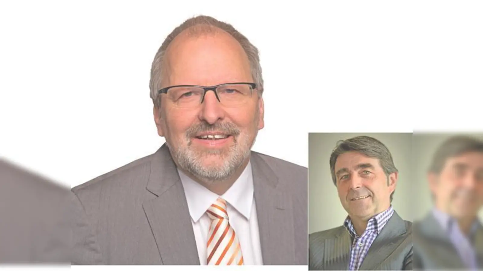 Der Frage des Geschäftsführers der RAG-Redaktionsservice GmbH, Frechen, Ulf-Stefan Dahmen (re.) stellte sich Heinz-Peter Meidinger, Präsident des Deutschen Lehrerverbandes (gr. Bild).  (Foto: Deutscher Lehrerverband / priv.)