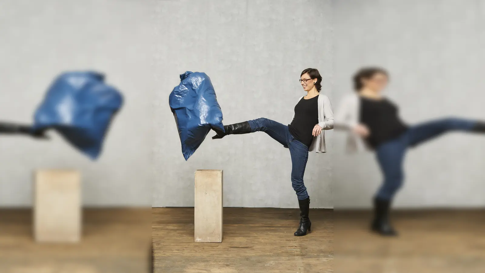 Weg mit dem Müll! Manuela Gaßner hat den Plastikmüll erfolgreich den Kampf angesagt.  (Foto: Markus Kehl)