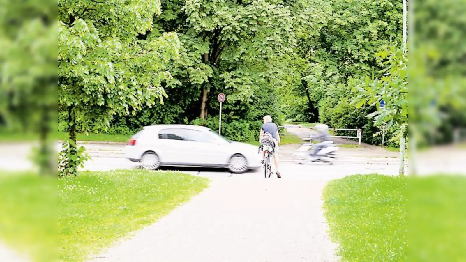 Der BA will einen gesicherten Fußgängerüberweg an der Feldbergstraße schaffen.  (Foto: Kohnke)