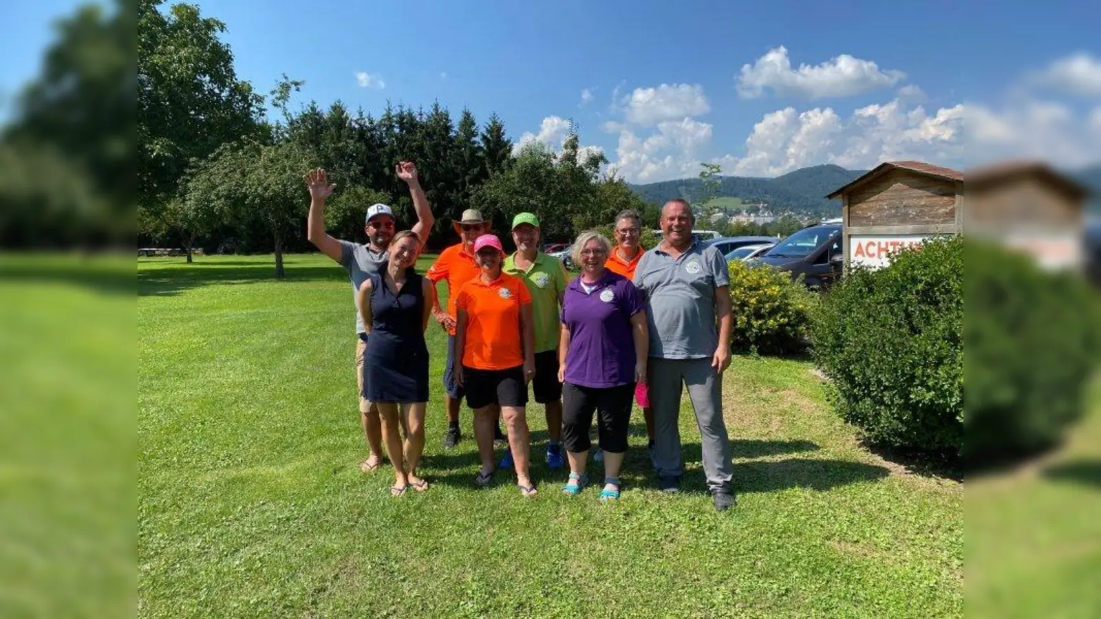 Alejandro Jaramillo-Bieringer, Hubert Nespithal, Carsten Heß, Jochen Franz  (hinten von links) sowie Sandra Jaramillo-Bieringer, Monika Schmucker, Anke Dreher, Gregor Freitag (vorne von links). (Foto: SGC)