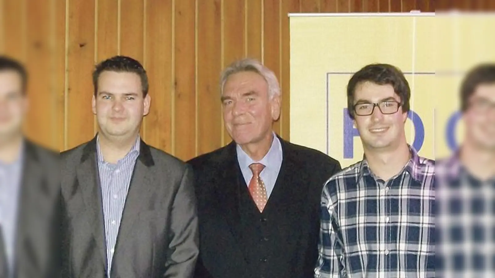 Der neue Vorstand: Erik Scharlach, Ralph Peter Rauchfuss, Benedikt Bruognolo (v. li.). 	 (Foto: Privat)