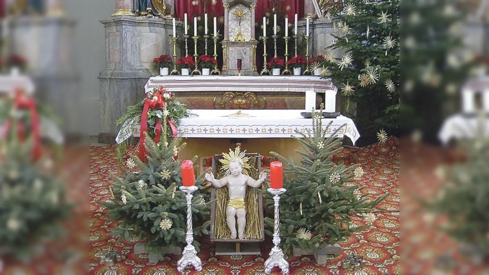 Die Redaktion des Kurier Ebersberg wünscht allen Leserinnen und Lesern ein glückliches und friedliches Weihnachtsfest im Kreise ihrer Liebsten. 	 (Foto: Pfarrei Glonn)