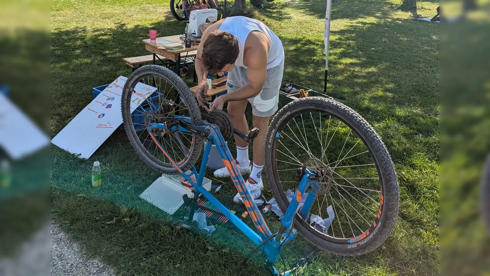 Im Quax lernen Kinder und Anleitung ihr Fahrrad selber zu reparieren. (Foto: Quax)
