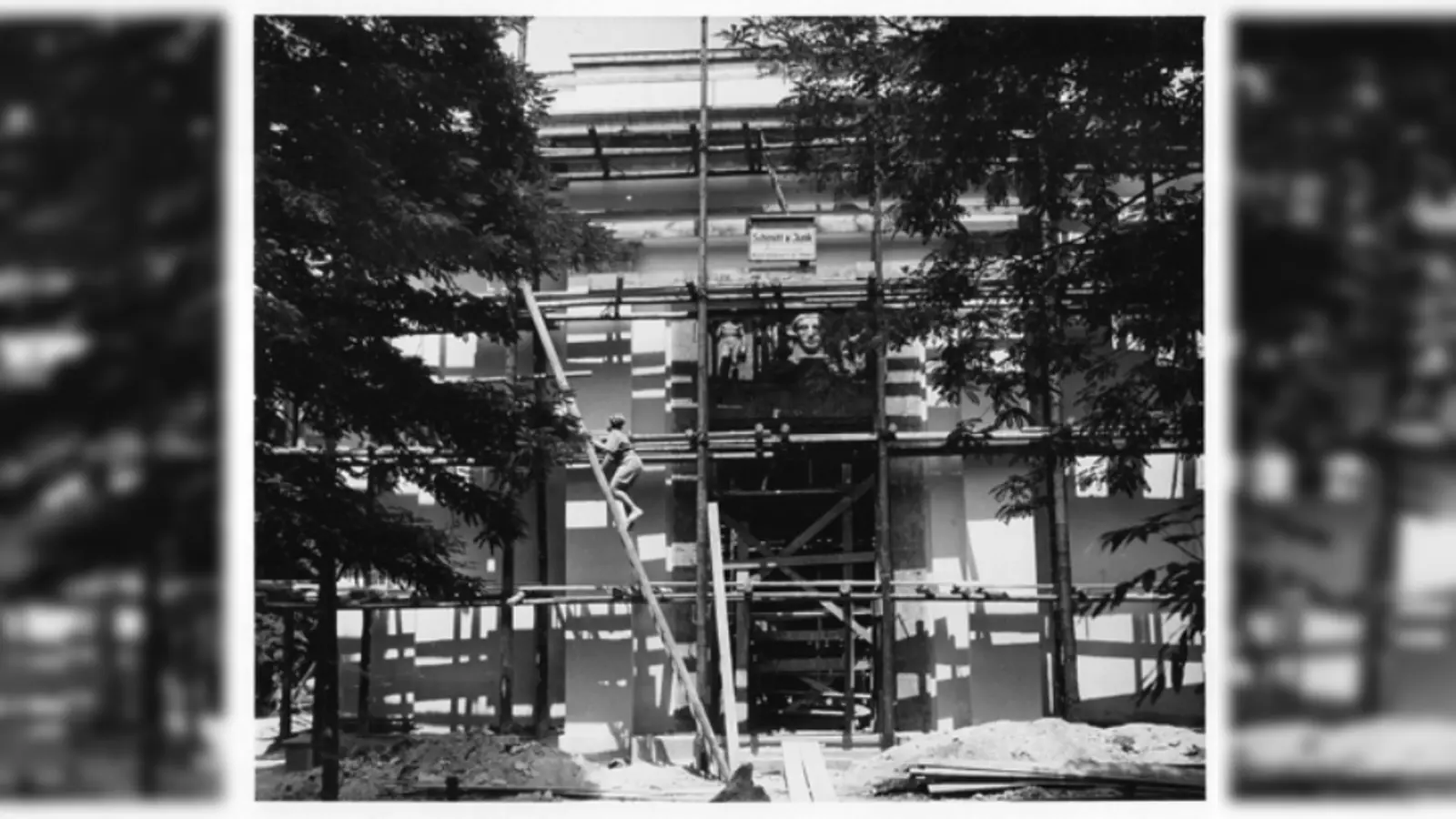 Von 1948 bis 1950 renovierten Künstler auf eigene Initiative die Kriegsruine im Alten Botanischen Garten. (Foto: VA)