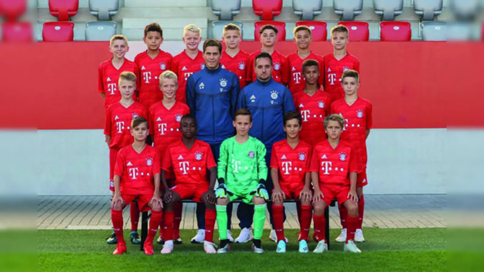 Die Mannschaft des FC Bayern München U12, wird sich am 7. Dezember nach Geltau auf den Weg machen.  (Foto: FC Bayern München)
