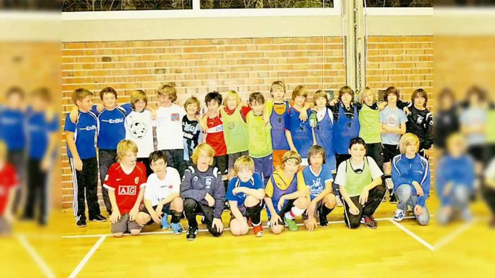 Hatten trotz ihrer Niederlage Spaß beim Auswärtsturnier: Die D4-Junioren des FT Gern.	 (Foto: Privat)