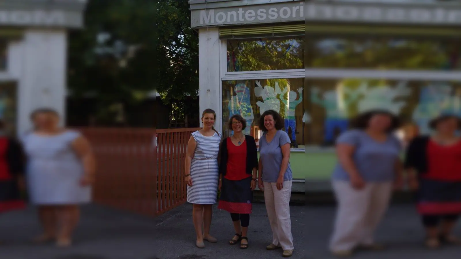 Der Vorstand von „Montessori für Sendling”: (v.l.) Ina Lober, Nicola Cardinal und Melanie Liebheit. (Foto: pi)