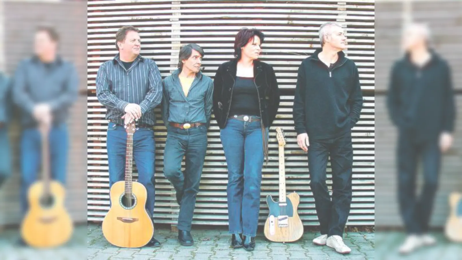 Die drei Grafinger Rudi Baumann, Günther Skitschak und Gundula Schuler bilden zusammen mit dem Pianisten Bruno Renzi aus  Wasserburg das Quartett »The BRaSS«. 	 (Foto: VA)