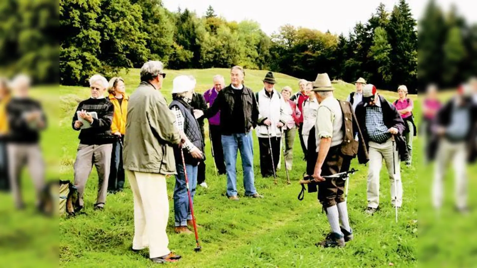Archäologe Andreas Scherm berichtete über die spannenden Geheimnisse von Keltenschanzen und Hügelgräber in Oberhaching.   (Foto: Privat)