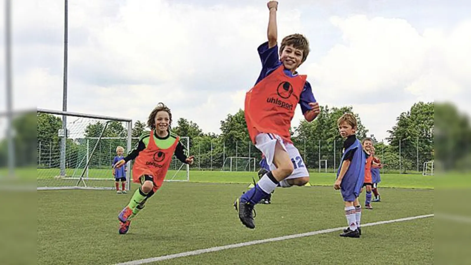 Jede Menge Spaß beim Fußball-Feriencamp bei der Münchner Fußballschule des FC Sterns.  (Foto: privat)