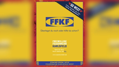 Die neue Kampagne unter der Überschrift „Go West“ bedient sich bekannter Werbemotive. (Foto: FFW Karlsfeld)