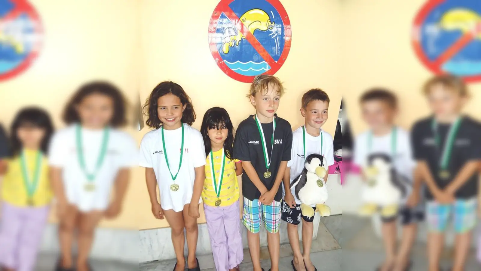 Amelie Hora, Aileen Hora, Fabian Ruf und Simon Mächler (von links) siegten für Lohhof.	 (Foto: VA)