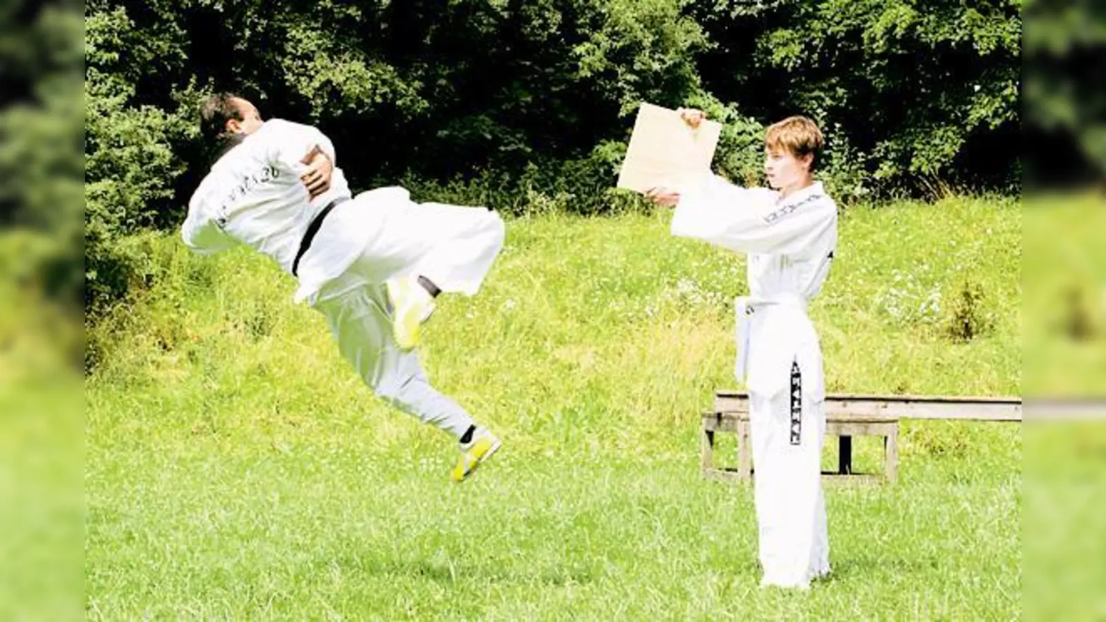 Erfolgreich absolvierten die Taekwondoler der Erlöserkirche ihre Prüfungsaufgaben. (Foto: VA)