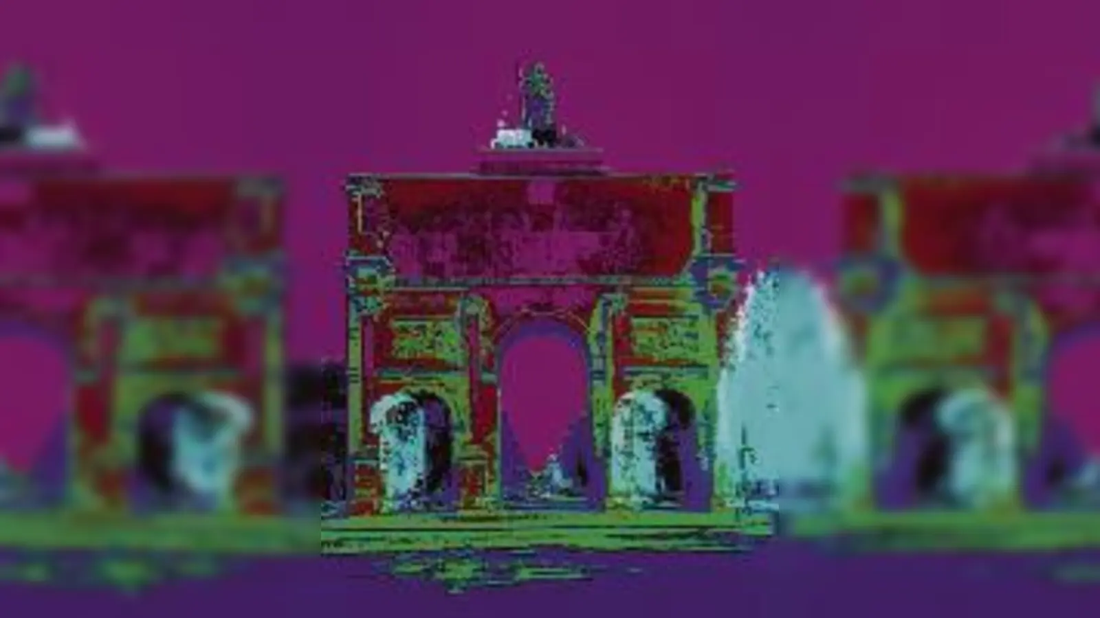 Das Siegestor  ein Beispiel dafür, wie Werner Resch Bilder herstellt, auf denen auch Altbekanntes auf einmal ganz neu erscheint.  (Bild: Resch)