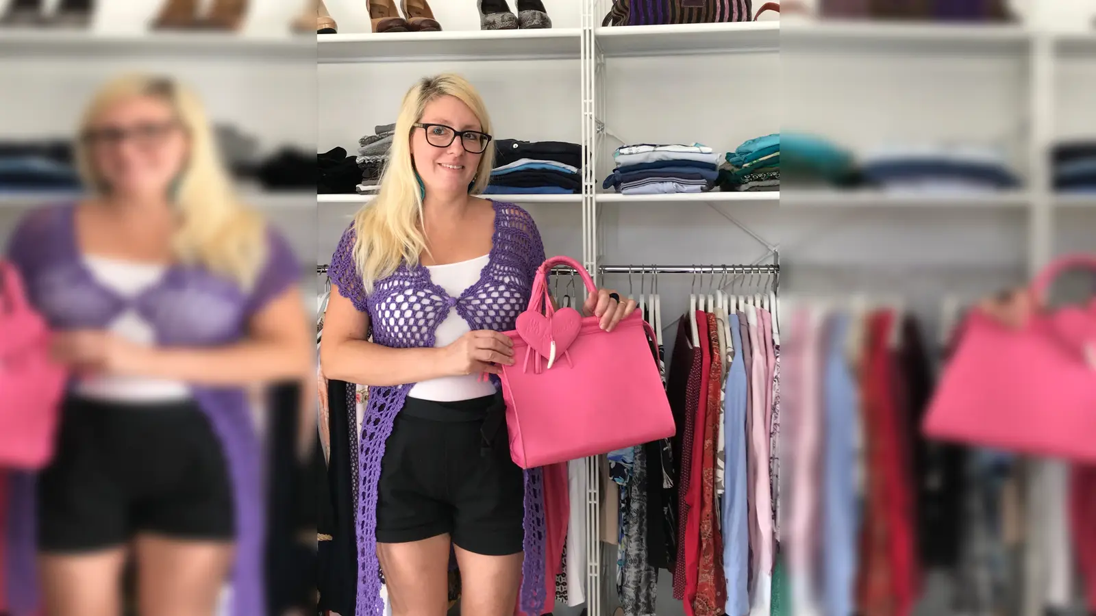 Astrid Wittig vom Verkaufsteam des Second-Hand-Ladens freut sich auf viele Kunden beim Summersale am 12. Juli. (Foto: hw)