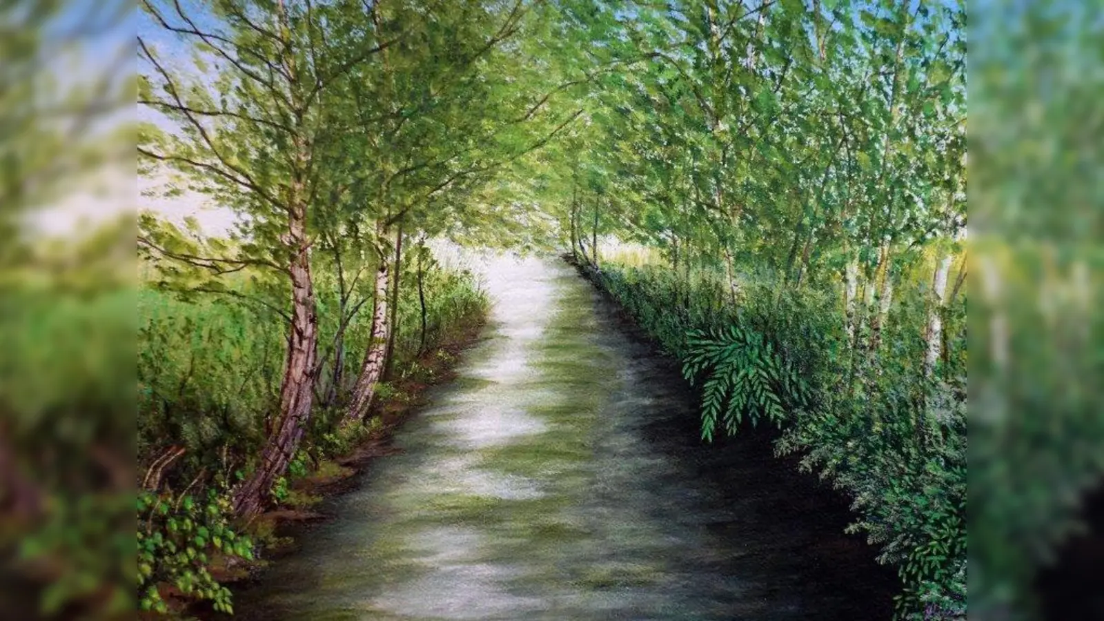 Karlsfelder Ansicht von Richard Maurer. (Foto: Heimatmuseum)