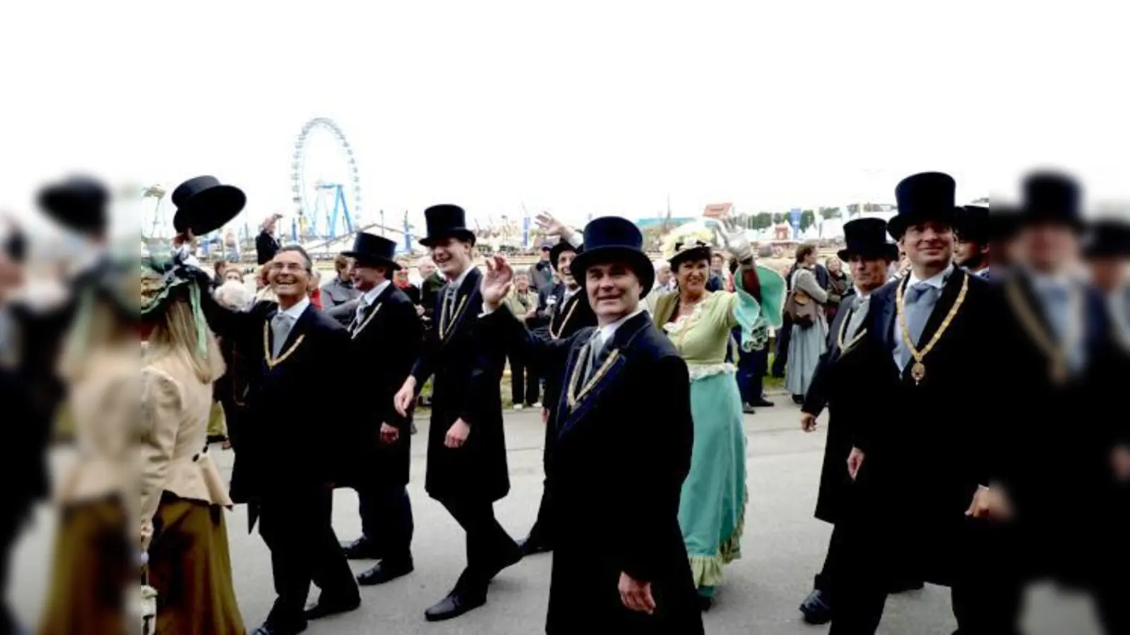 Die historische Wiesn zeigt den  begeisterten Besuchern das Oktoberfest anno dazumal.  (Foto: qs)