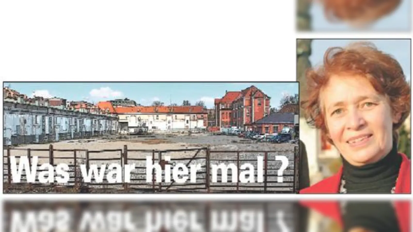 Die Verantwortlichen der Geschichtswerkstatt wie Beate Bidjanbeg (kl. Foto) suchen Infos zum Viehhof.	 (Fotos: privat)