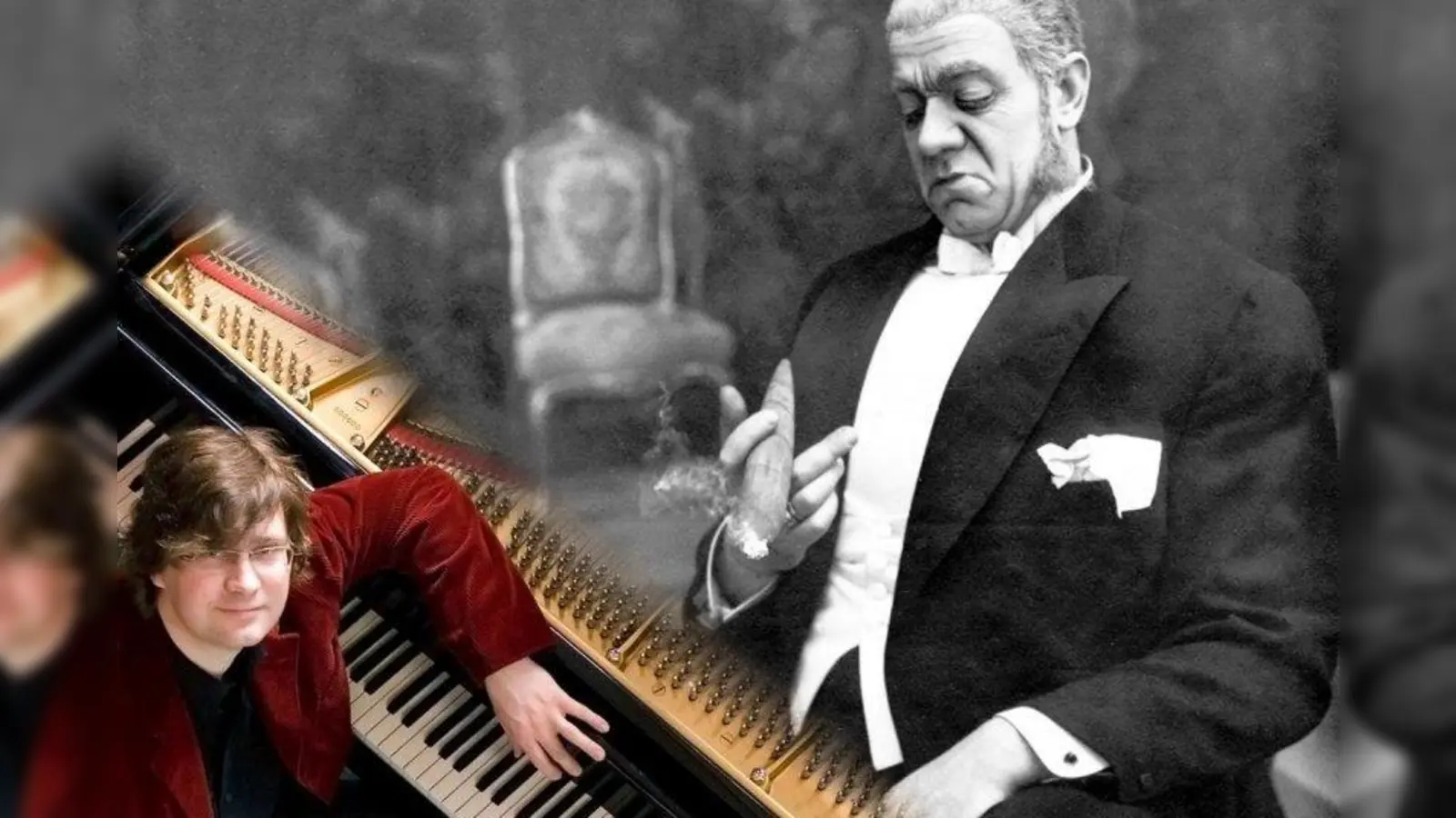 Stephan Graf von Bothmer begleitet in seinen Stummfilmkonzerten Witze und Pointen berühmter Werke wie „Stan&amp;Olli” - gute Laune garantiert. (Foto: Birgit Meixner)