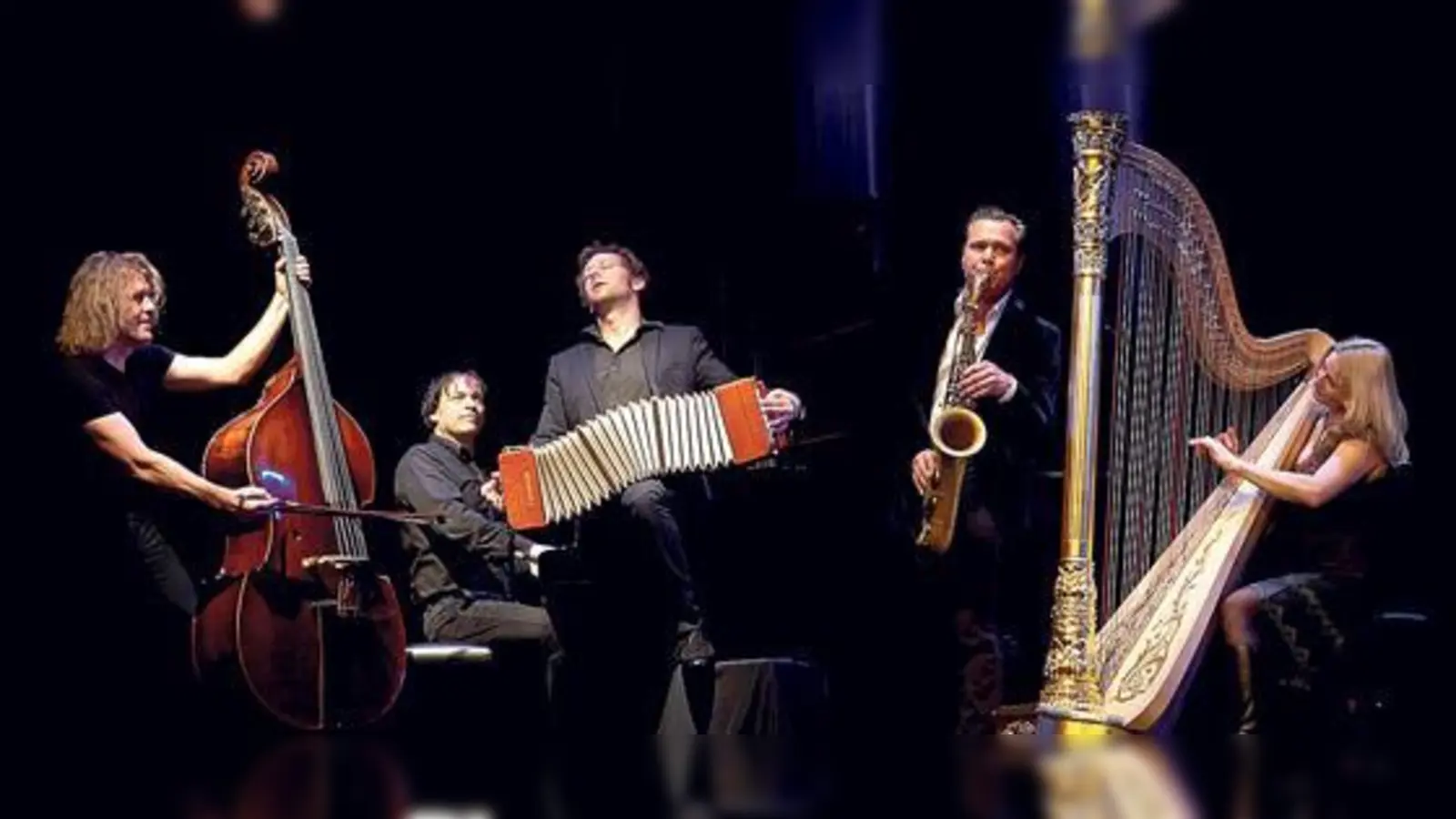 Stellen ihr neues Programm »TangoI« vor: das Ensemble »Quadro Nuevo«.	 (Foto: VA)