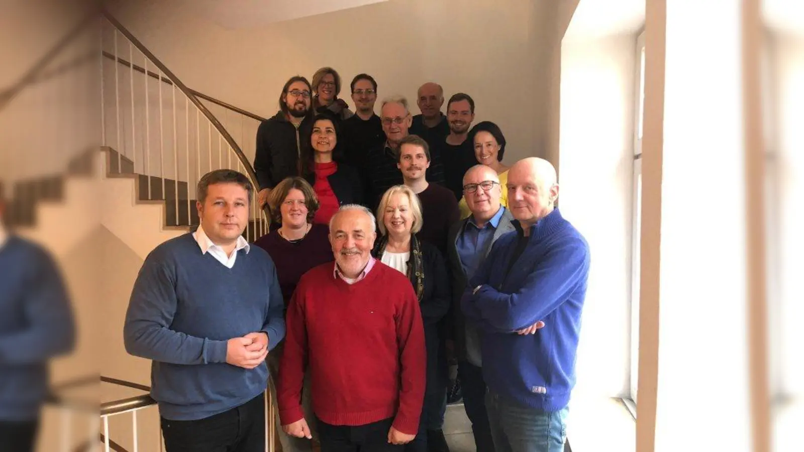 DIe Kandidaten der SPD Sendling-Westpark. Vorne Jens Röver und Günter Keller. (Foto: SPD)