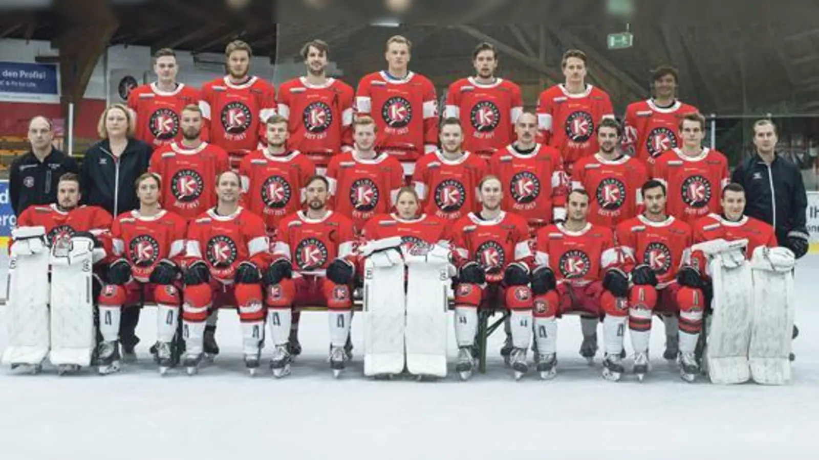 Das EHC-Bayernliga-Team für die Saison 2018/19.  (Foto: Stefan Roßmann)