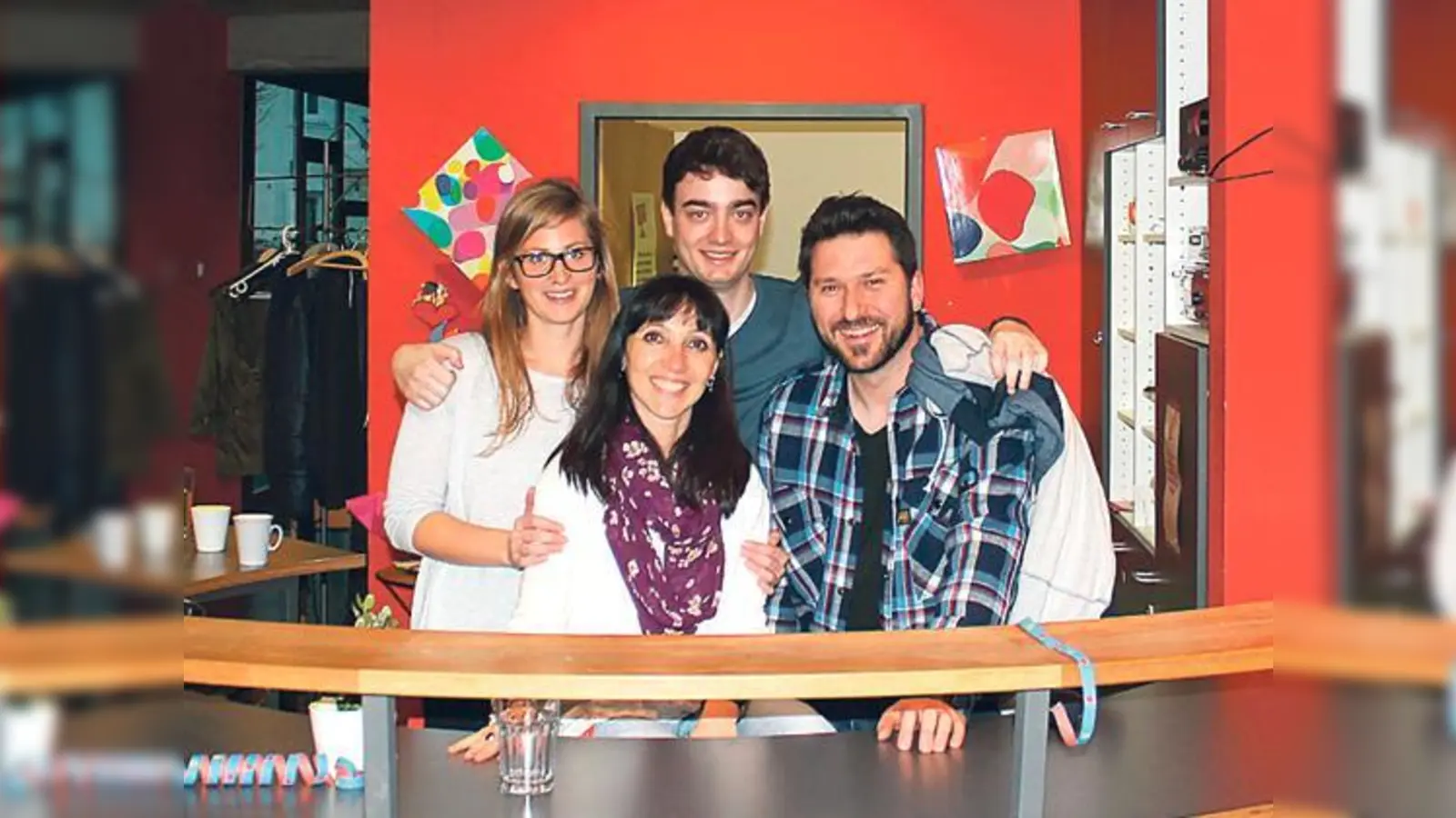 Das bisherige Team vom Jugendhaus (von links): Naima, Berna, Chris und Jan.	 (Foto: VA)