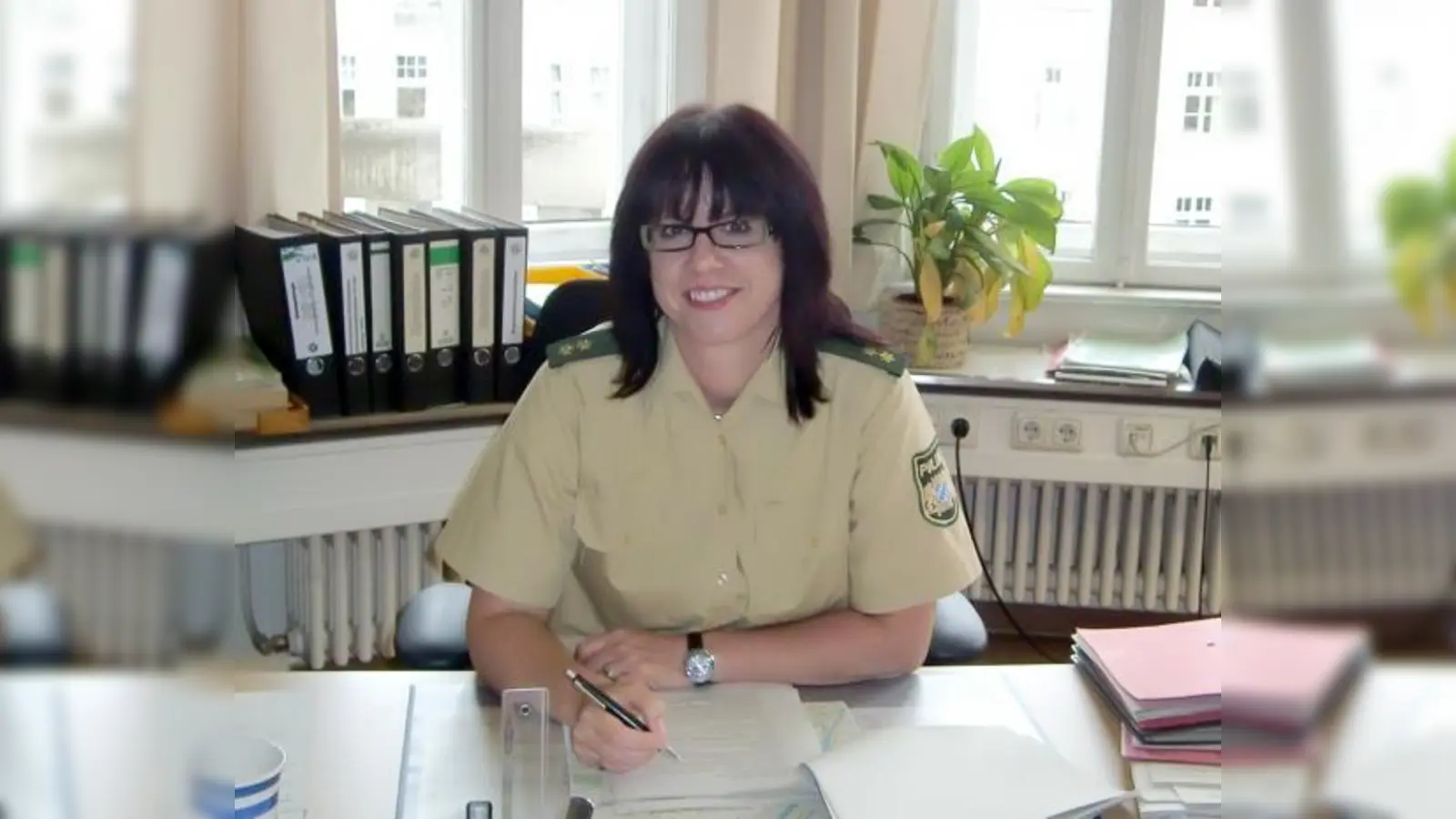 Polizeioberrätin Andrea Ortmayr ist sehr zufrieden mit der Sicherheitslage in Bogenhausen; er ist einer der sichersten Stadtbezirke in München.	 (Foto: ikb)