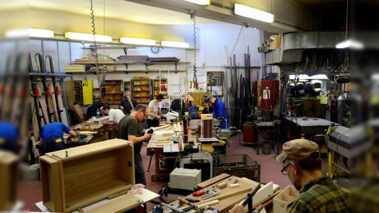 Die Holz-und Metallwerkstatt im Haus der EIgenarbeit. (Foto: Haus der Eigenarbeit)