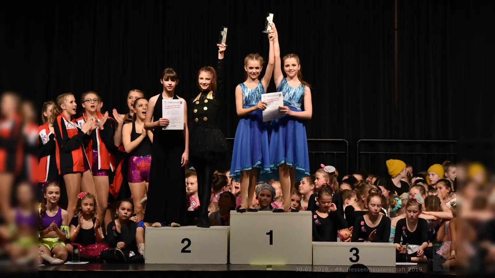 1. Platz für den "Künstlerischen Tanz, Teenies" für die Oberschleißheimer Kombo. (Foto: fokus Mediaproduktion, Jürgen Schardt)