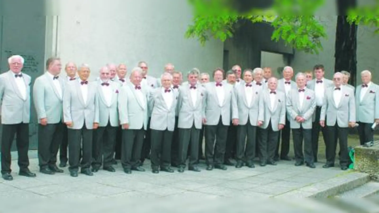 Die aktive Sängertruppe des MGV Concordia: Jetzt im Oktober feiert der Verein sein 125-jähriges Jubiläum. (Foto: pi)