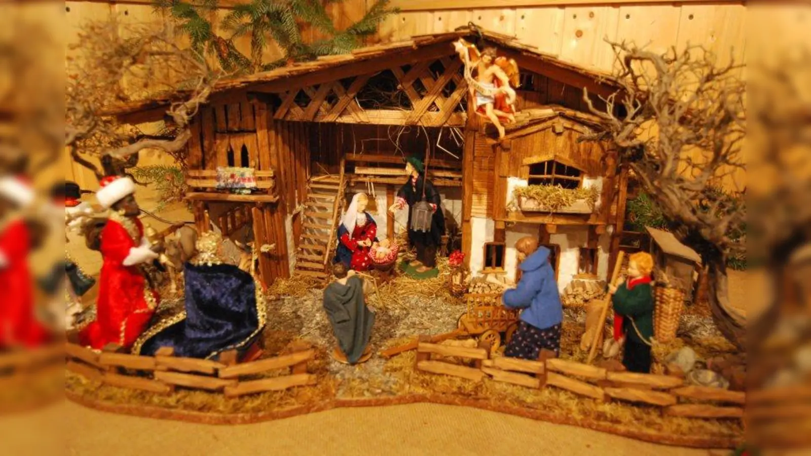 Die ausgestellten Krippen stammen aus Privatbesitz. (Foto: Frieder Vogelsgesang)