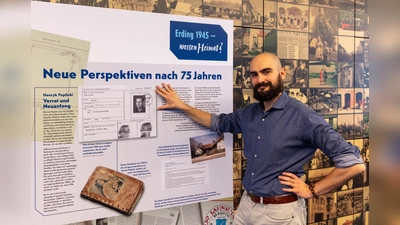 Historiker Giulio Salvati forschte zur Zwangsarbeit im Rahmen der Ausstellung für das Museum Erding „Erding 1945 – wessen Heimat?“ (Foto: Claudio Salvati)