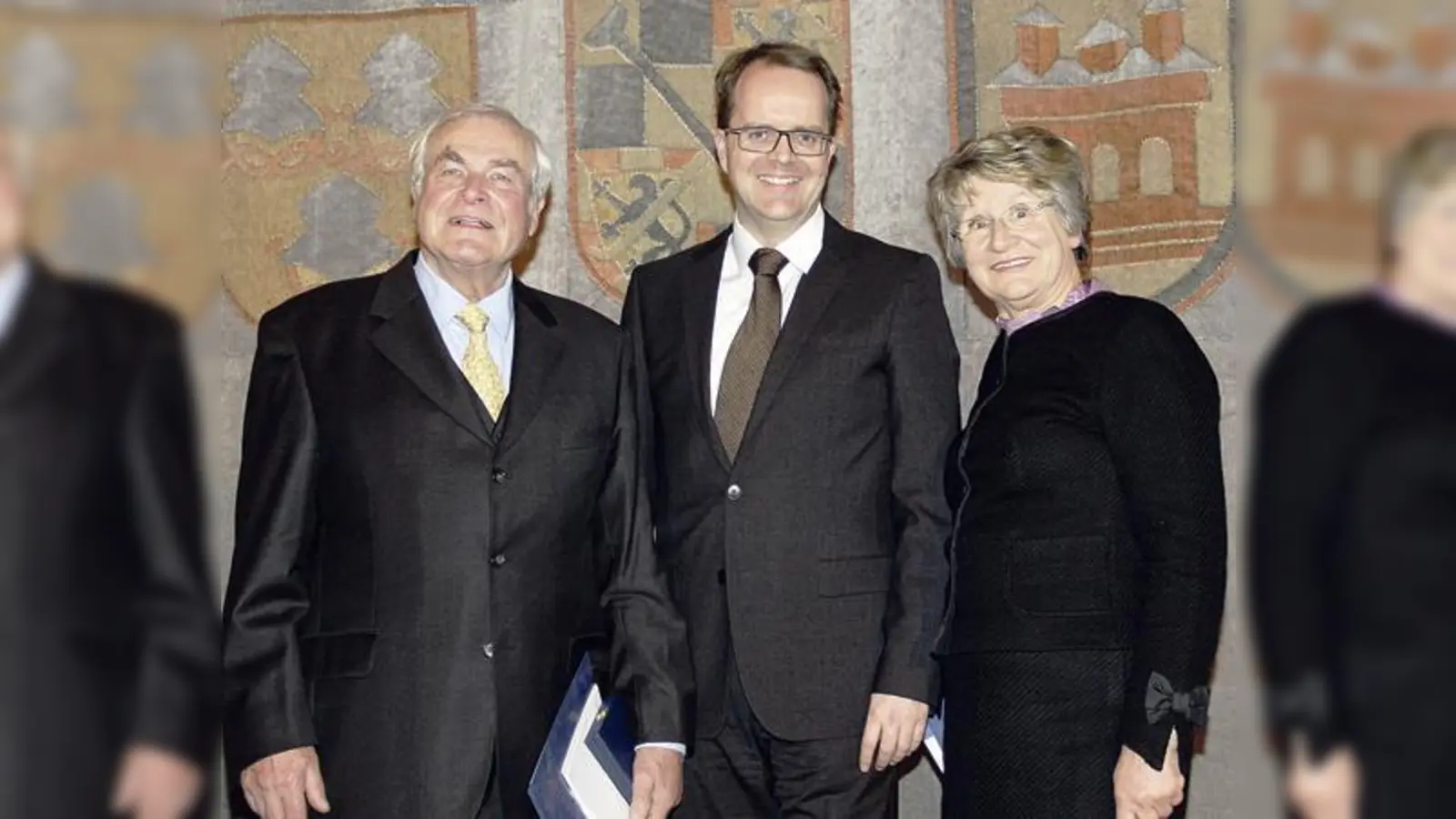Prof. Hinnerk Sambraus, Markus Rinderspacher und Dr. Gertraud Burkert (von links nach rechts). 	 (F.: privat)