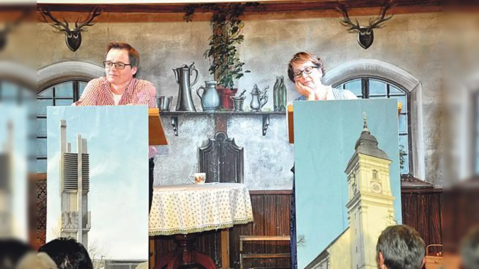 Sieht so die neue Einigkeit aus? Wenn Klettham (vertreten durch Hubert Daimer) spricht, fallen Altenerding (Inge Pitz) die Augen zu	 (Foto: VA)