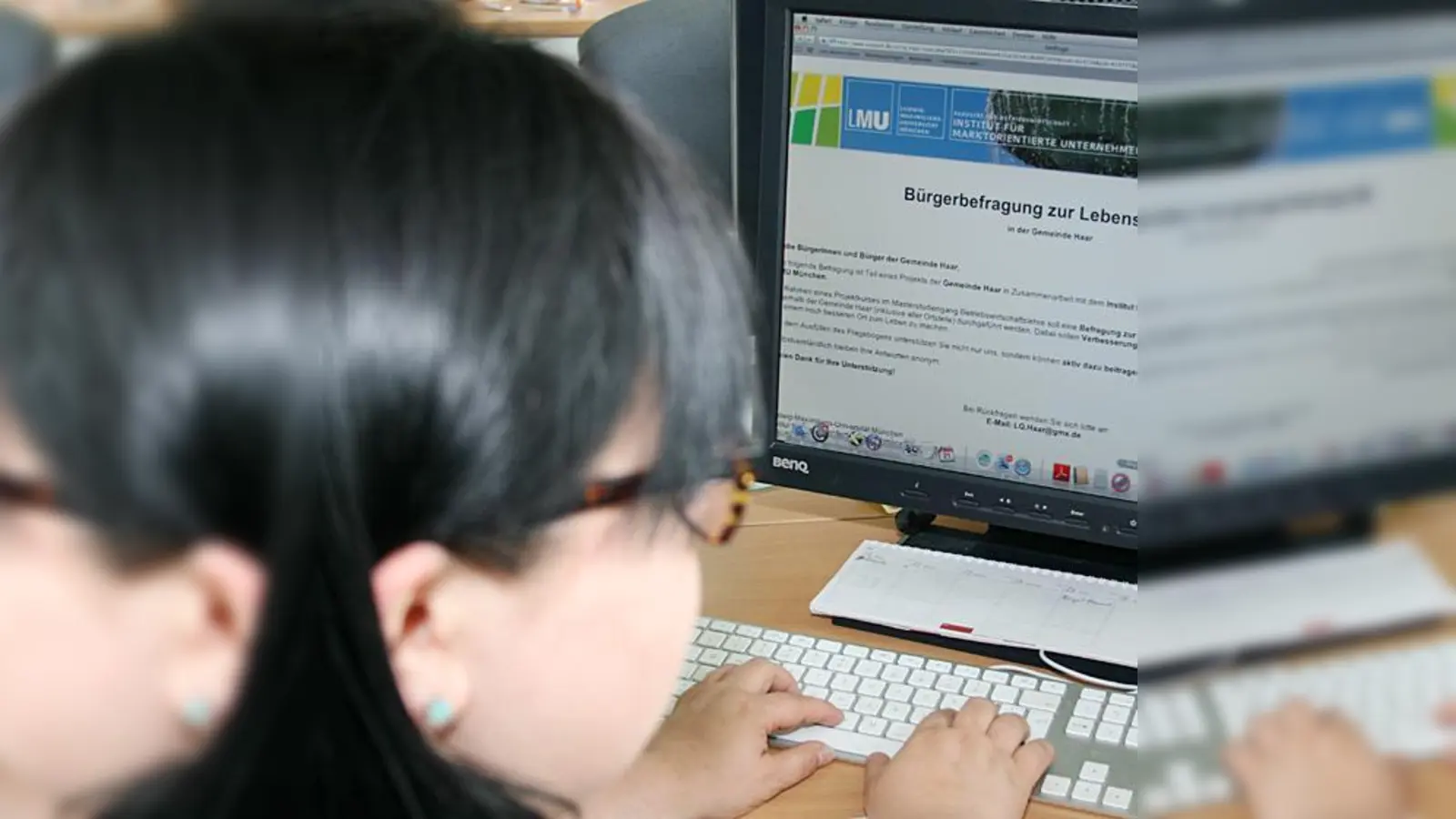 Die Bürgerbefragung zur Lebensqualität in der Gemeinde Haar kann online und in Papierform von den Haarern ausgefüllt werden.	 (Foto: ar)