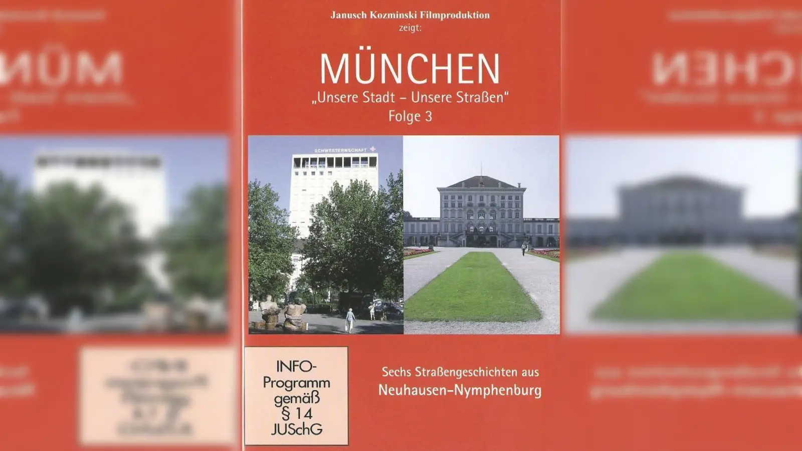 Die neue DVD der Geschichtswerkstatt Neuhausen „Unsere Stadt - Unsere Straßen” stellt acht historisch interessante Straße des 9. Stadtbezirks vor. (Foto: Cover)