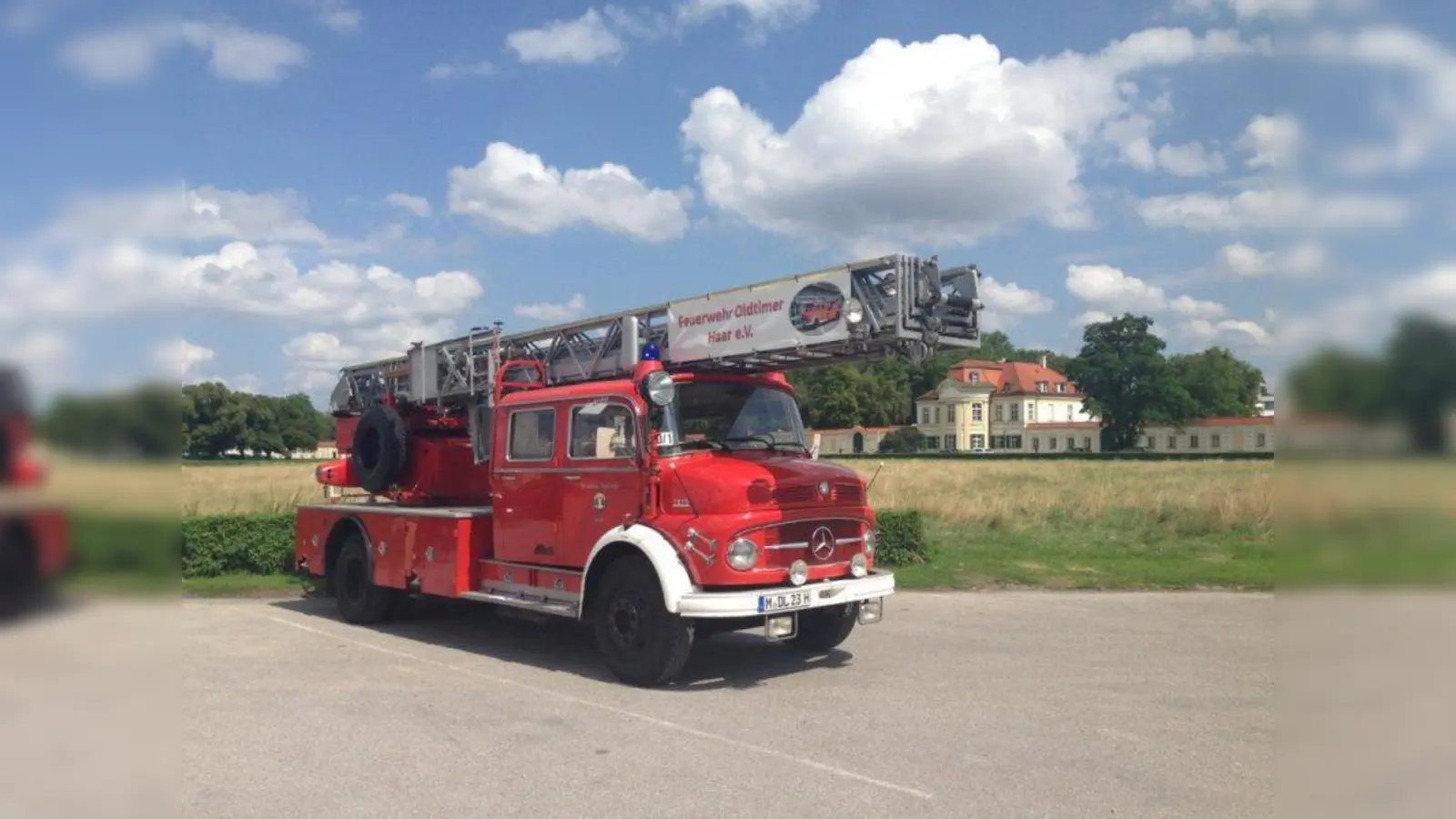 Wie passend: Ein historisches Feuerwehrauto kommt zum Fest der IG Feuerwache und bietet Rundfahrten an. (Foto: pi)