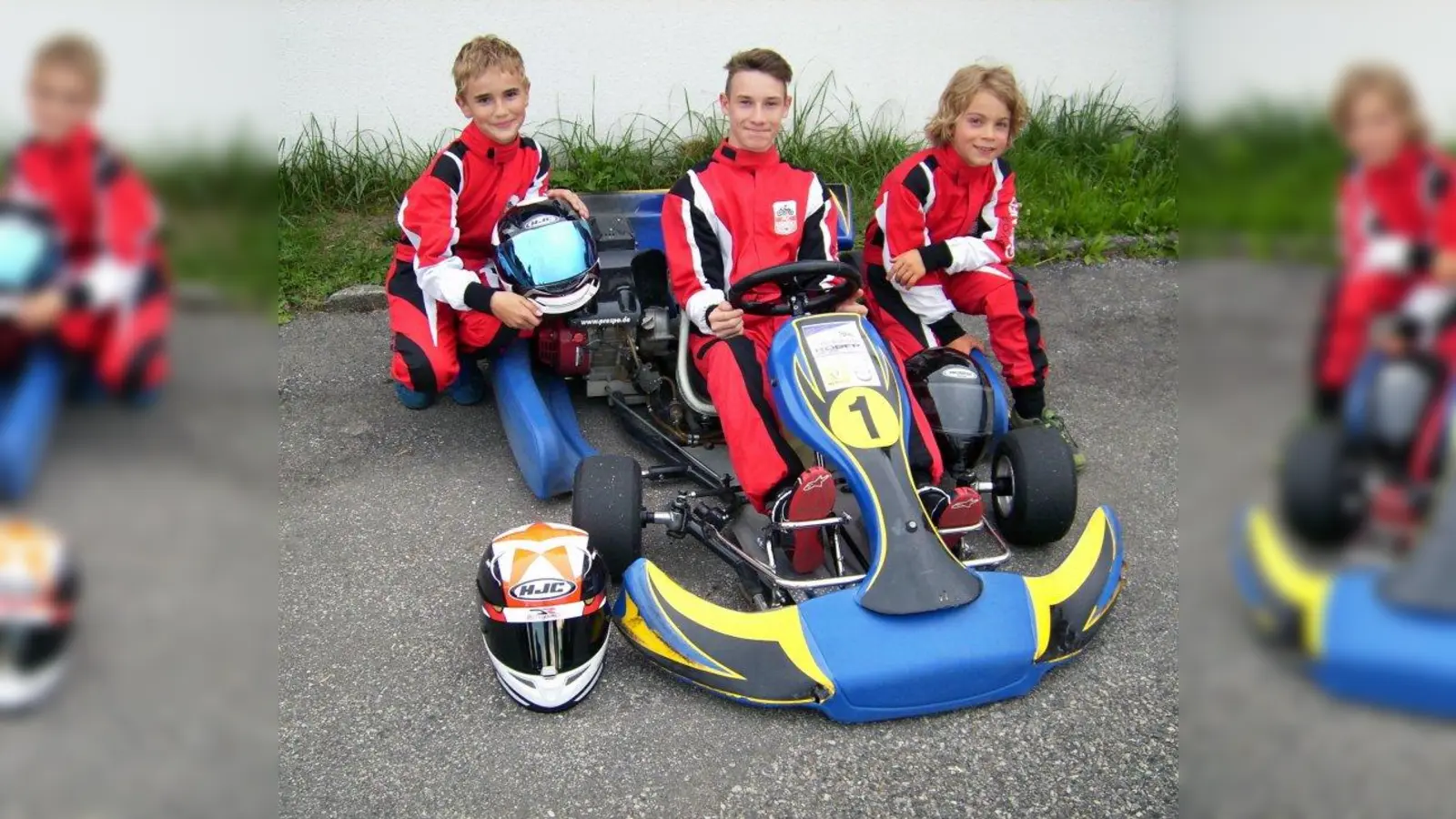 Die drei Teilnehmer des MC Weilheim: Tim Leiott, Zugspitzmeister Felix Ryschka und Julian Koch (von links). (Foto: MC Weilheim)