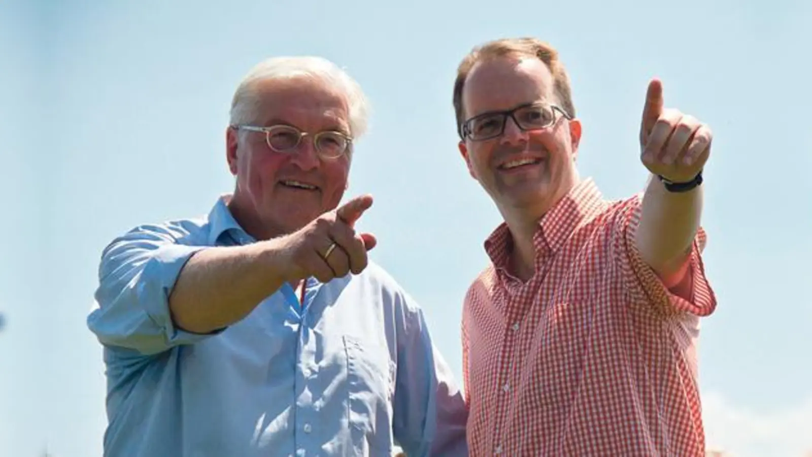 Walter Steinmeier MdB und Markus Rinderspacher MdL kennen sich schon seit 2009 persönlich.	 (Foto: VA)