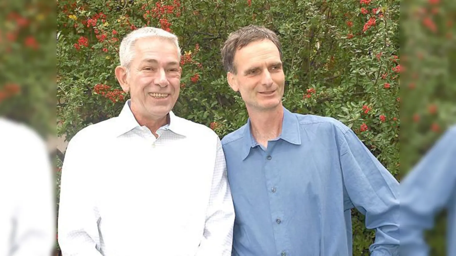 Wolfgang Poschenrieder und Robert Winkler (v. l.) wollen eine Bürgerenergiegenossenschaft gründen. 	 (Foto: privat)