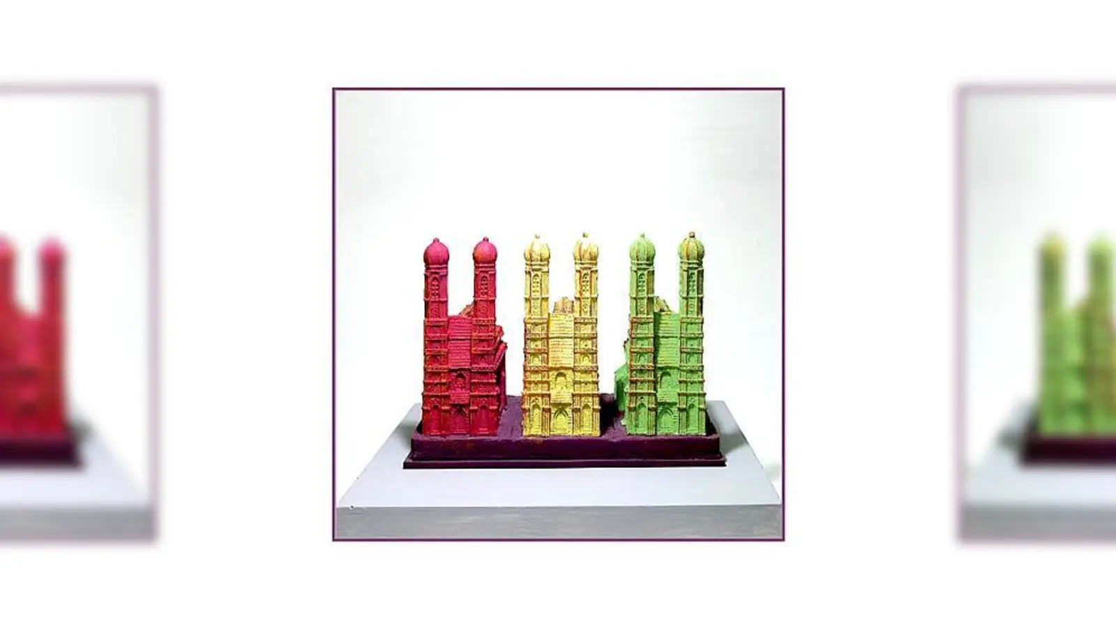 Skulpturen en miniature kann man bei der Ausstellung in Grünwald bewundern. 	 (Foto: VA)