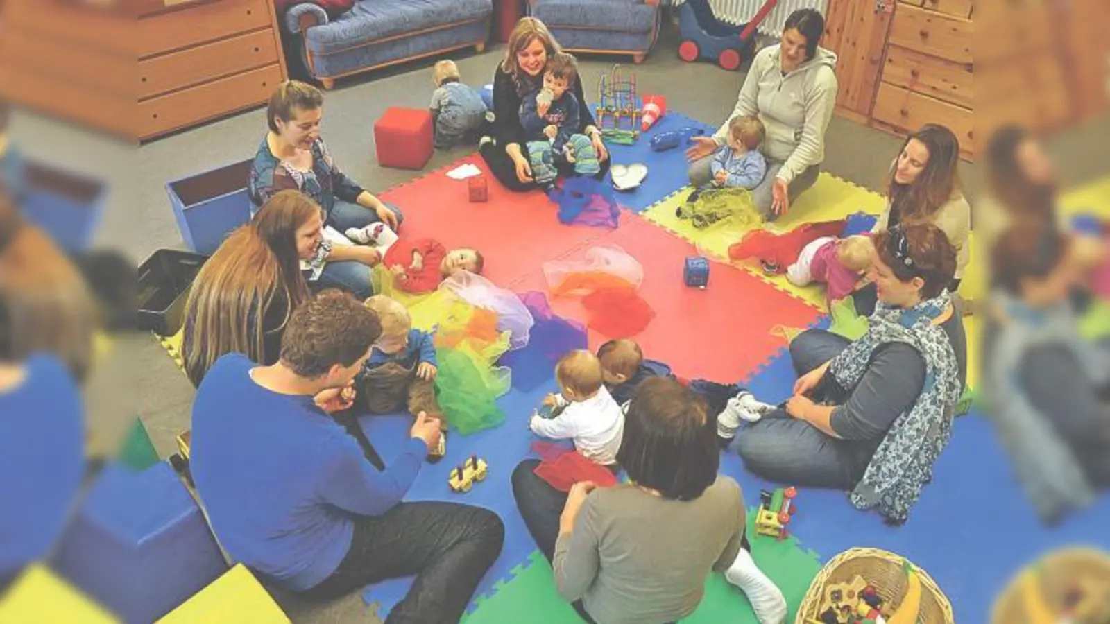 Mütter und Väter entwickeln sich gemeinsam mit ihren Babys in einer Gemeinschaft.	 (Foto: privat)