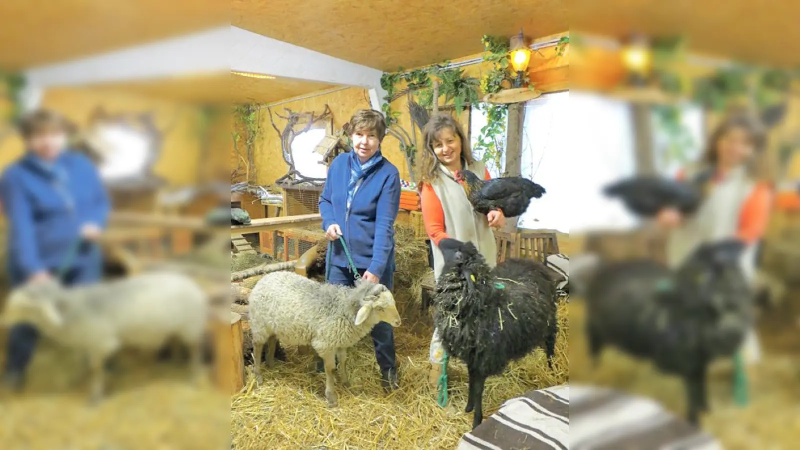 Monika Posmik und Brigitte Scholle vom Verein  »Luzia Sonnenkinder« arbeiten zusammen.	 (Foto: VA)