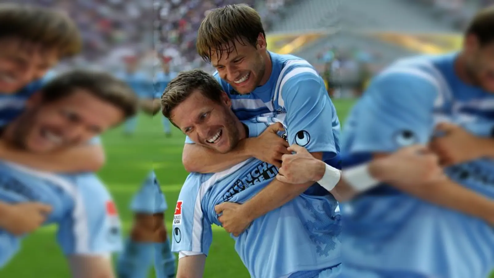 Hatten allen Grund zur Freude: Benjamin Lauth und Daniel Halfar.  (Foto: A. Wild)