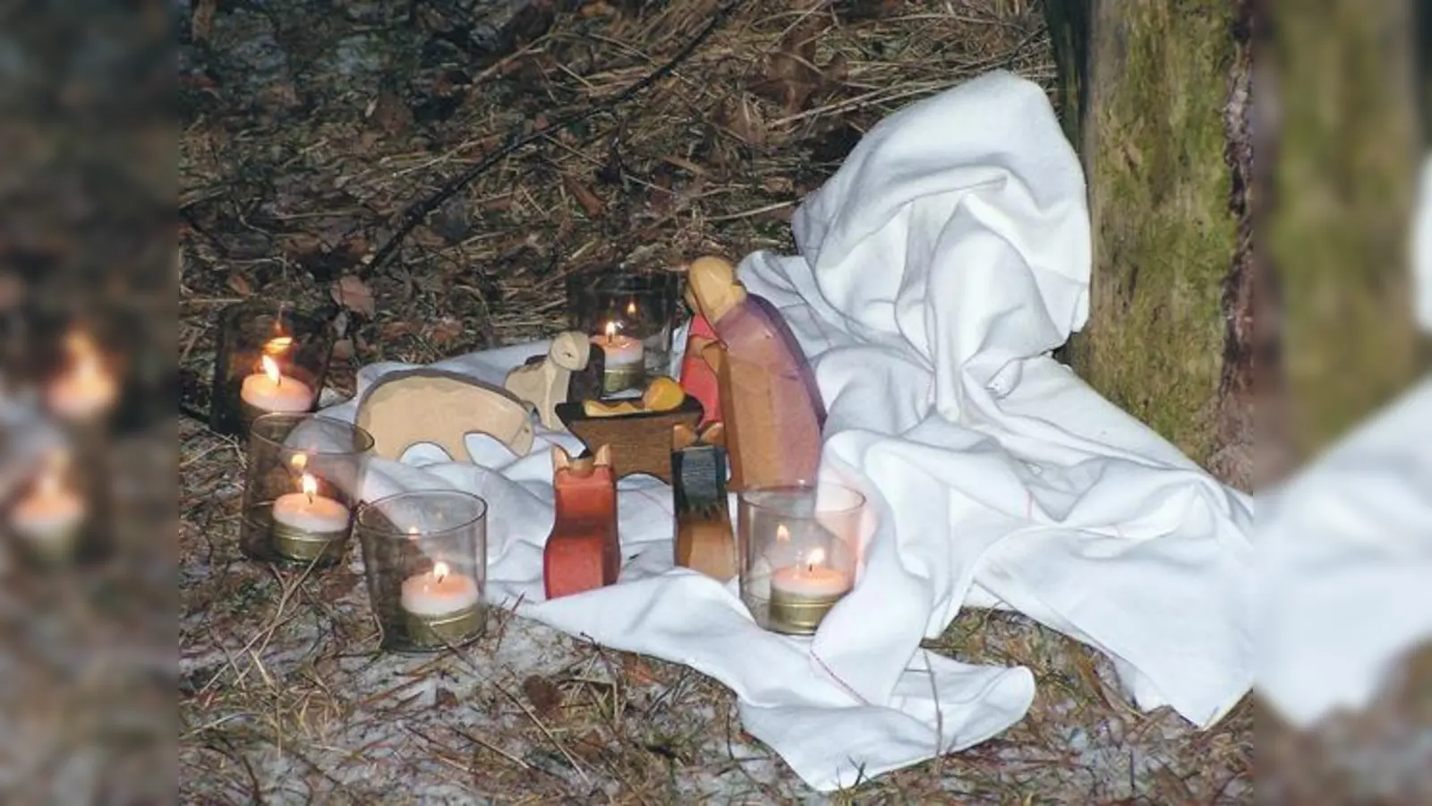 Bei der Waldweihnacht wird eine besondere Atmos-phäre geboten.	 (Foto: Uli Seegenschmiedt)