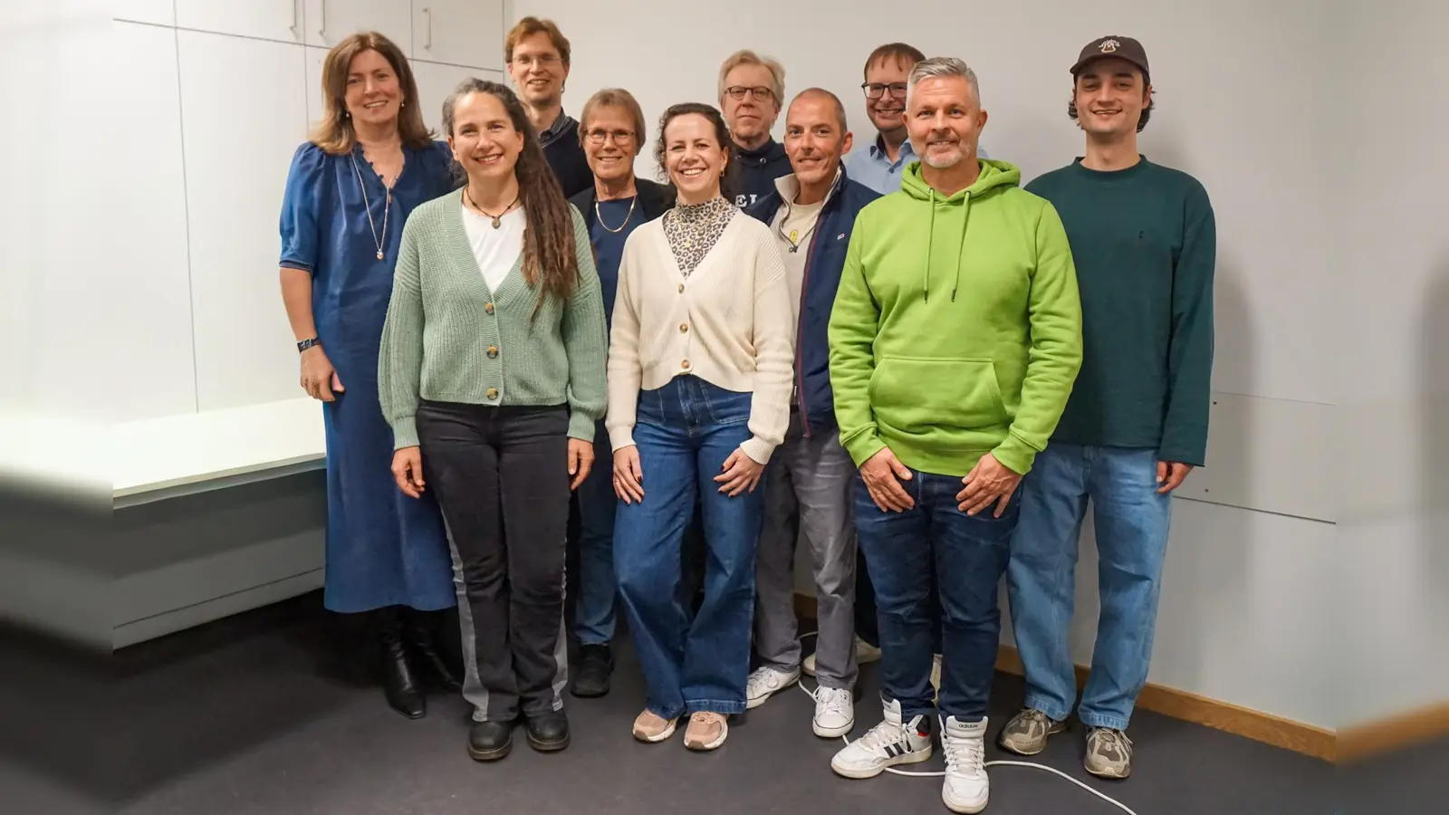 Der neue Vorstand: Karin Schumacher, Sonja Altmann-Zehetbauer, Martin Züchner, Barbara Westphal, Simone Lantin, Werner Löcher-Lawrence, Michael Löffler, Daniel Günthör, Maik Manschitz, Sebastian Geiger (es fehlt Ina Thamke und Daniela Odenwald)  (Foto: Gaby Werth)