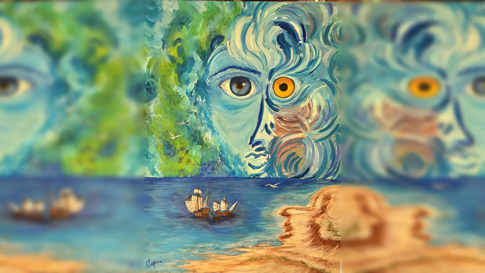 „Nyx und Nostos” von Sibil Ospina. (Foto: Ospina)