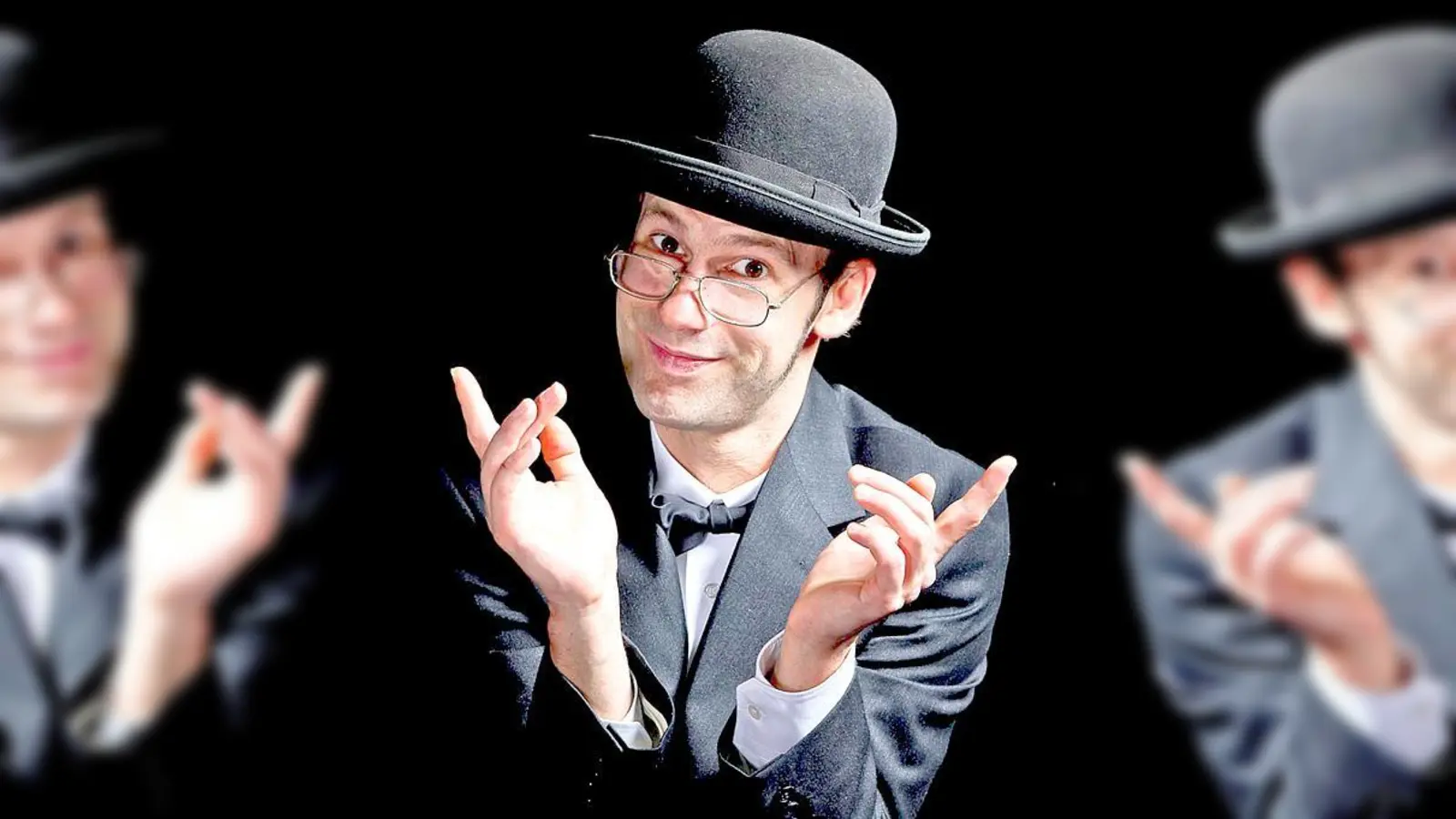 Tobias Öller alias Siegmund Freud in dem Stück  »Der Fall Dracula«. 	 (Foto: VA)